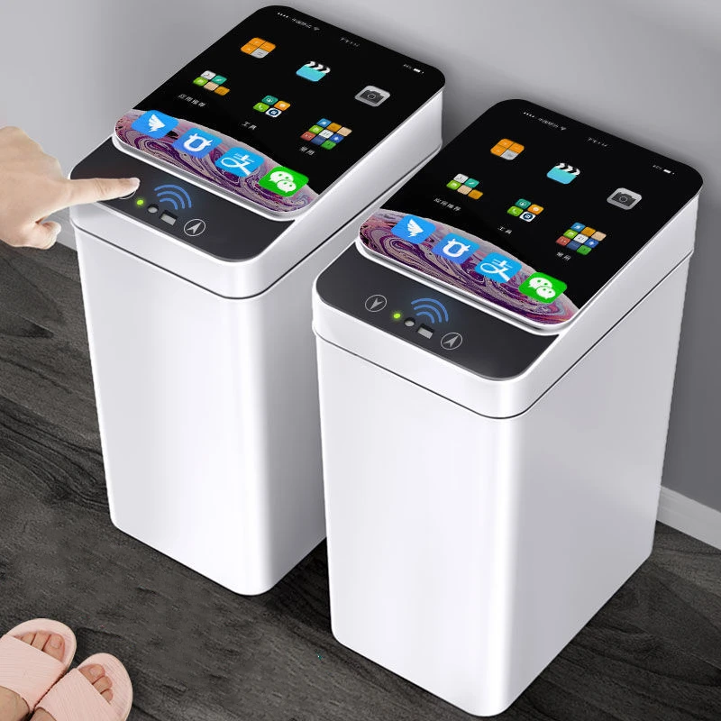 12L Intelligent Trash Can Smart Sensor Dustbin Electric Automatic Rubbish Can USB Waterproof Dustbin Home Induction Garbage Bin
12L Intelligent Trash Can Smart Sensor Dustbin Electric Automatic Rubbish Can USB Waterproof Dustbin Home Induction Garbage Bin