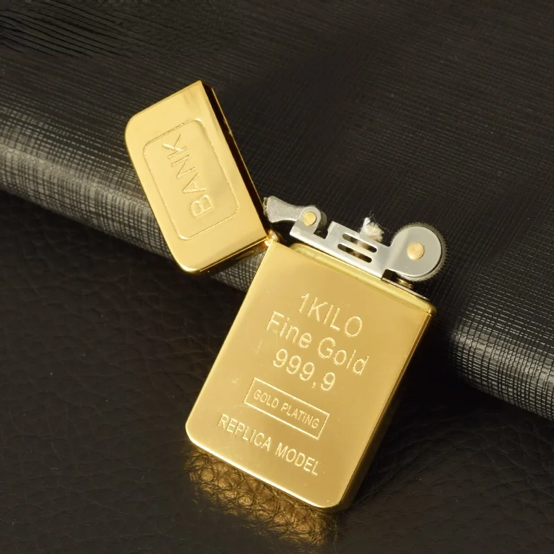 Simple and Elegant Gold Brick Appearance Thin Copper Shell Kerosene Lighter Smoking Accessories for Weed Cool Gadgets for Men
Simple and Elegant Gold Brick Appearance Thin Copper Shell Kerosene Lighter Smoking Accessories for Weed Cool Gadgets for Men