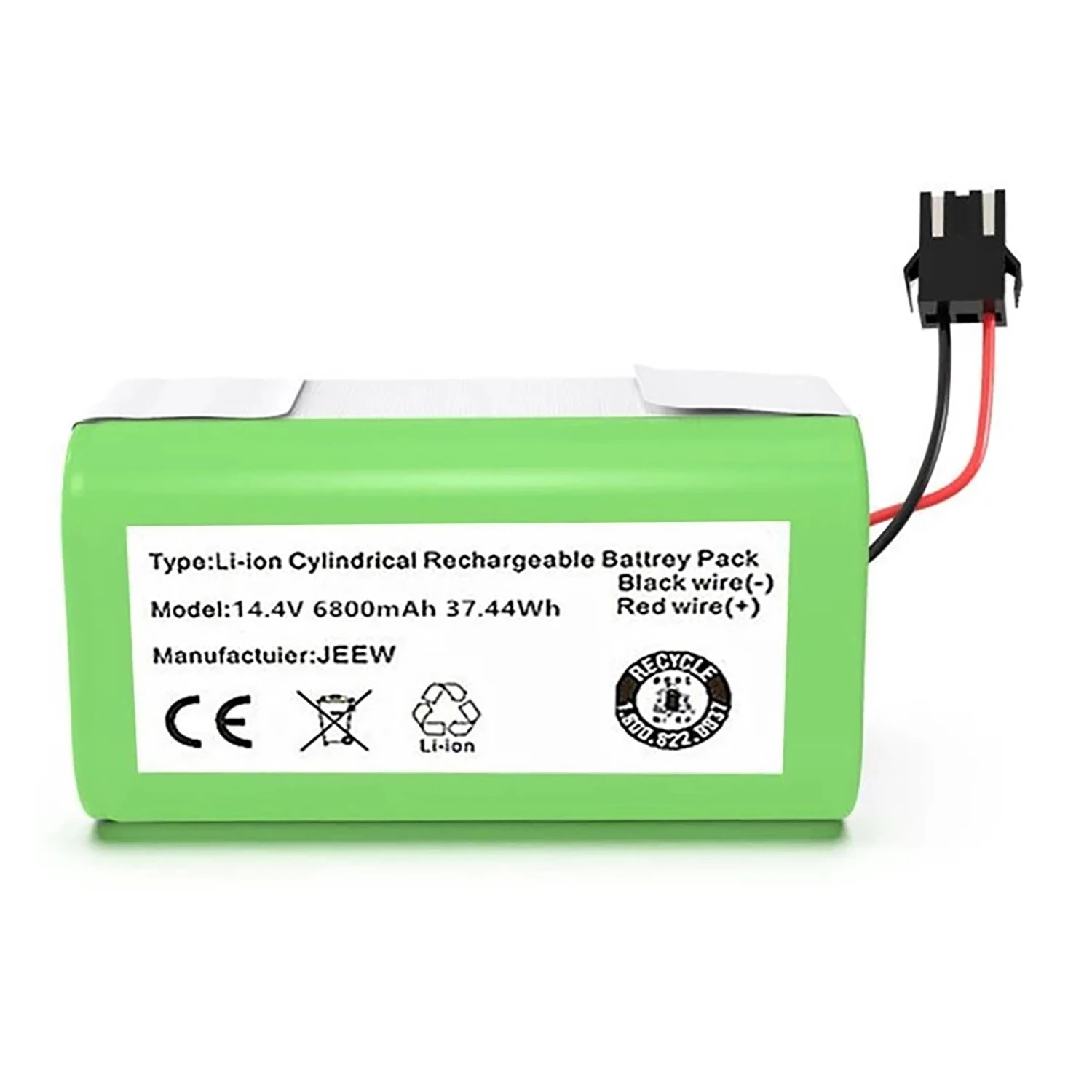 Mkepa 14.4V 6800mAh 18650 Li-lon Battery for Cecotec Conga 1290 1390 1490 1590 Vacuum Cleaner Genio Deluxe 370 Gutrend Echo 520
Mkepa 14.4V 6800mAh 18650 Li-lon Battery for Cecotec Conga 1290 1390 1490 1590 Vacuum Cleaner Genio Deluxe 370 Gutrend Echo 520