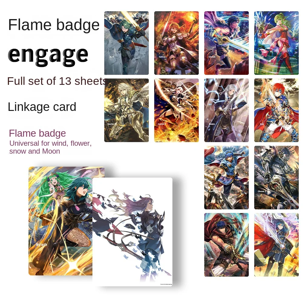 13pcs Fire Emblem Fenghuaxueyue Amiibo Card NS Fire Emblem Unparalleled Linkage Card Universal Full Set
13pcs Fire Emblem Fenghuaxueyue Amiibo Card NS Fire Emblem Unparalleled Linkage Card Universal Full Set