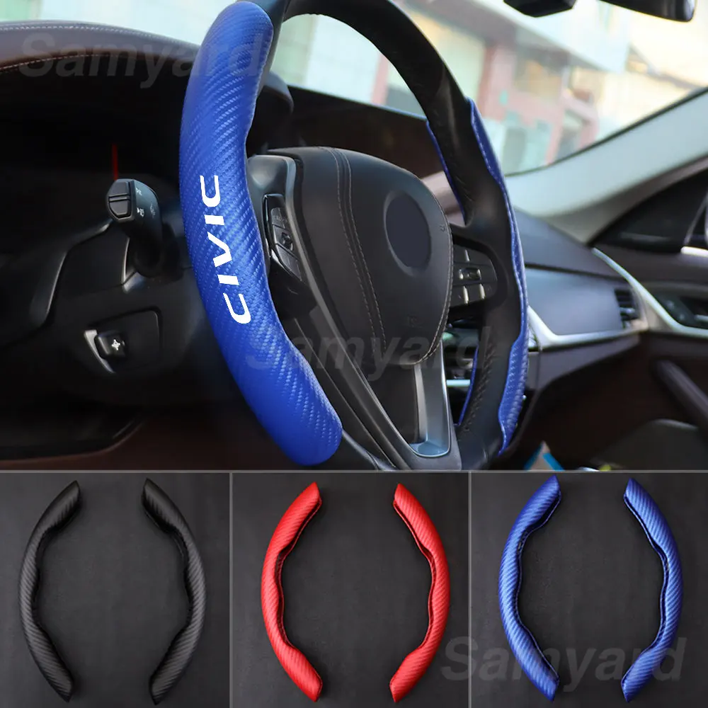 1Pair Carbon Fiber Look Car Steering Wheel Booster Cover Protector For Honda Civic CRV Fit Accord Jazz City
1Pair Carbon Fiber Look Car Steering Wheel Booster Cover Protector For Honda Civic CRV Fit Accord Jazz City