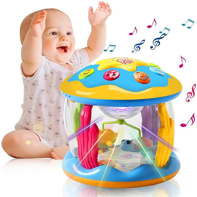 New Funny Baby Toys 1-3 Years Babies Ocean Light Rotary Projector Musical Toys Montessori Early Educational For Toddler Gifts 
New Funny Baby Toys 1-3 Years Babies Ocean Light Rotary Projector Musical Toys Montessori Early Educational For Toddler Gifts