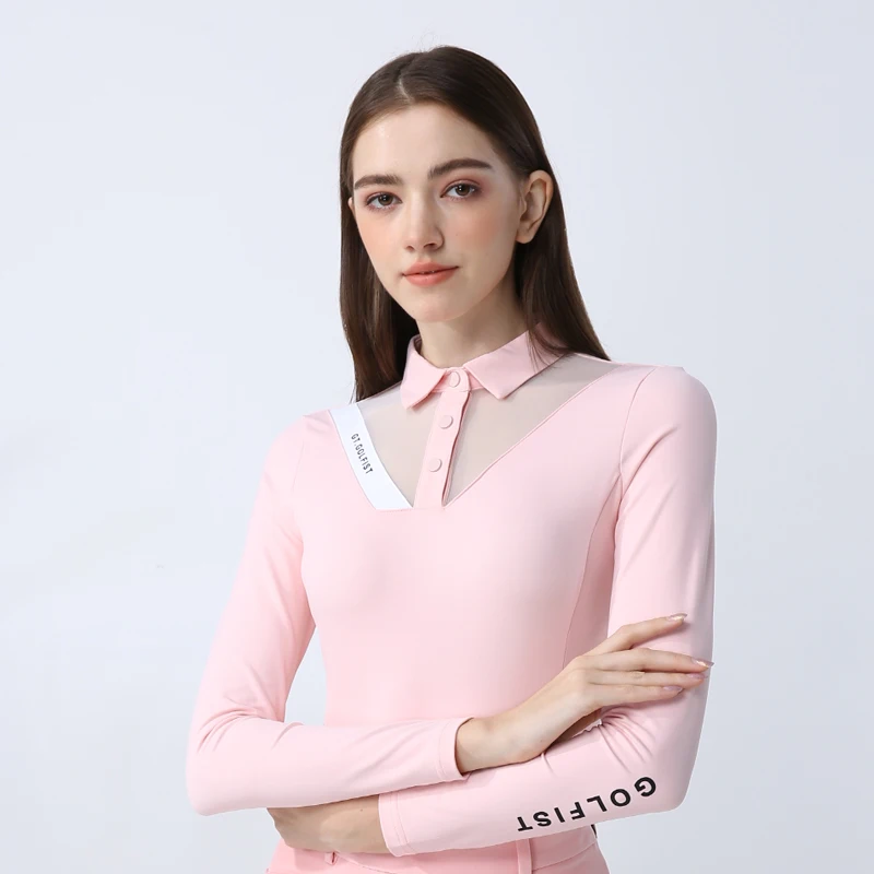 Golfist Autumn New Golf Shirt Women's Top Long Sleeve Elastic Fashion Slim Fit Sports Breathable Polo Shirt
Golfist Autumn New Golf Shirt Women's Top Long Sleeve Elastic Fashion Slim Fit Sports Breathable Polo Shirt