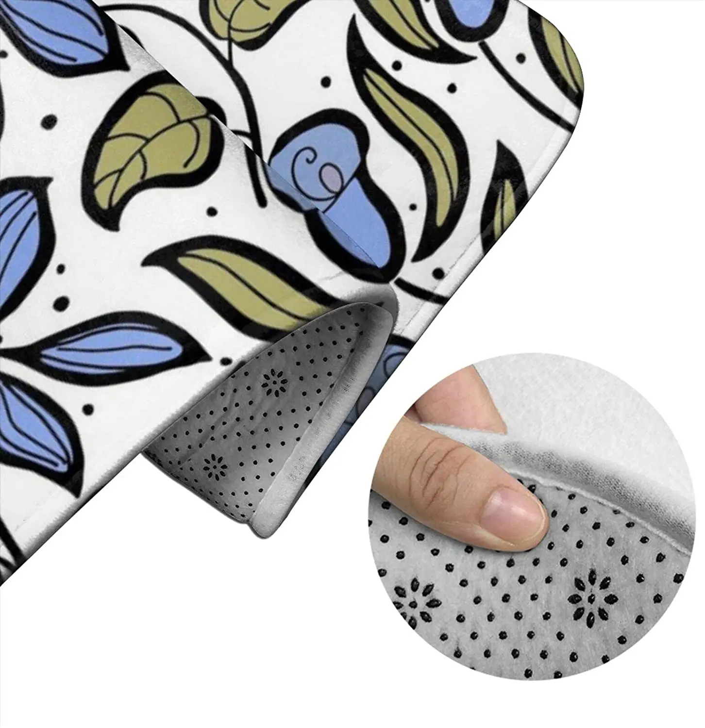 Art Deco Clematis, Blue, bathroom Mat Sets 3 Piece Set Rugs Memory Foam Mat Set Toilet Seat Cover Bath Mat Lid Cover
Art Deco Clematis, Blue, bathroom Mat Sets 3 Piece Set Rugs Memory Foam Mat Set Toilet Seat Cover Bath Mat Lid Cover