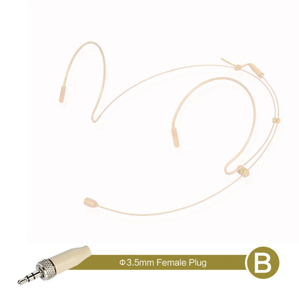 Double Earhook Headset Mic Headworn Microphone For Sennheiser For Shure Wireless 1.2m Omnidirectional Condenser Microphone
Double Earhook Headset Mic Headworn Microphone For Sennheiser For Shure Wireless 1.2m Omnidirectional Condenser Microphone