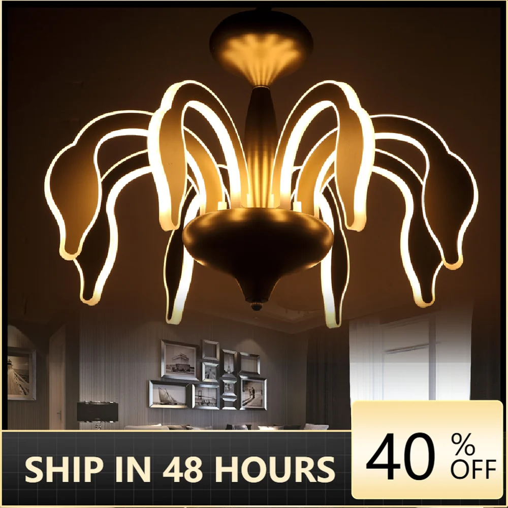 Современный Креативный подвесной светильник, s-образный светильник для гостиной, спальни светодиодный ными лампочками, акриловые + металли...
Современный Креативный подвесной светильник, s-образный светильник для гостиной, спальни светодиодный ными лампочками, акриловые + металли...