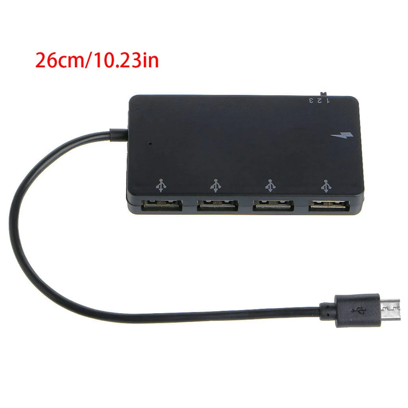 Micro USB OTG 4-портовый концентратор Зарядный Кабель-адаптер совместимый с Galaxy S4 Note3