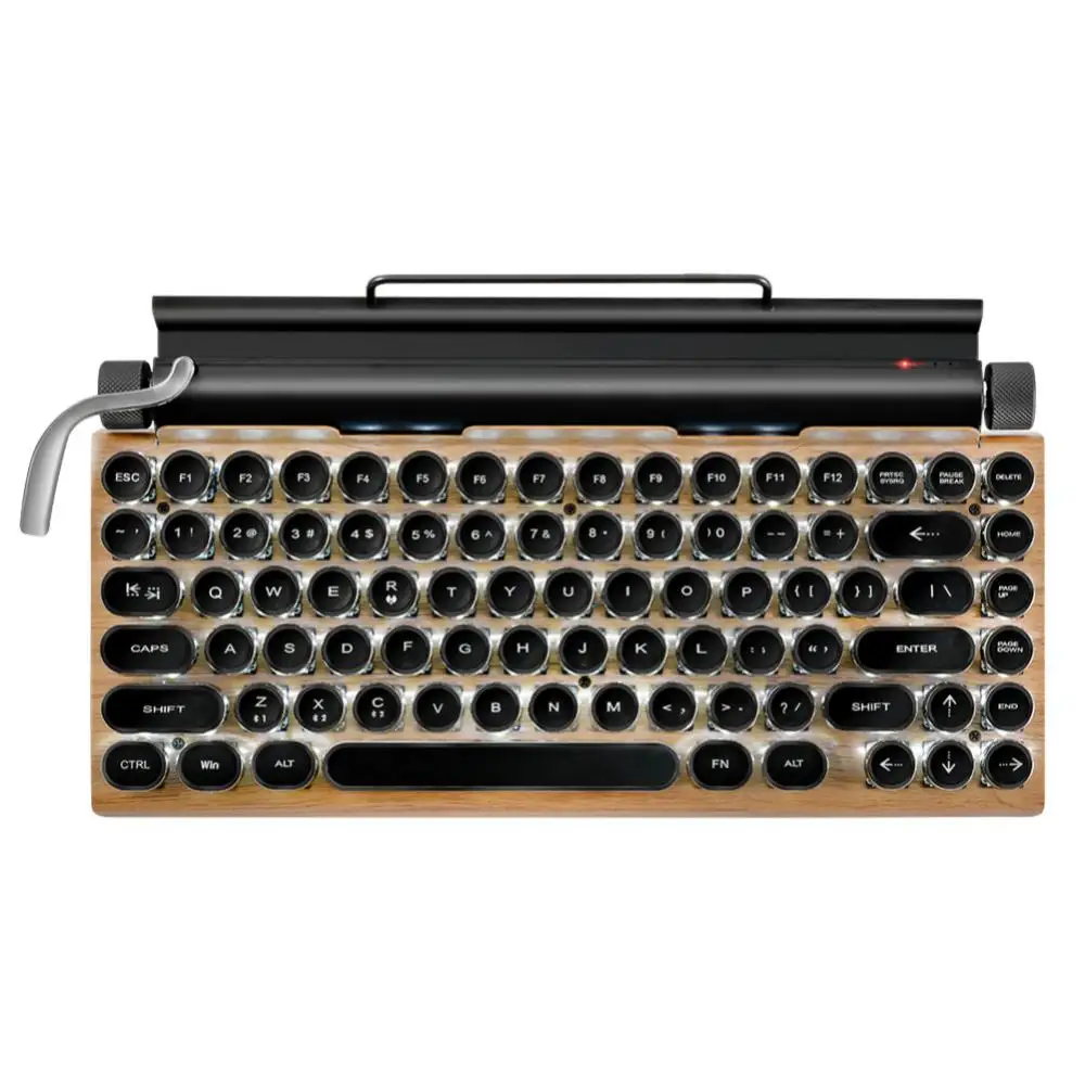 Dot Retro Typewriter Mechanical Keyboard Punk Keycap Mobile Phone Tablet MAC Bluetooth Real Mechanical Keyboard Dropship
Dot Retro Typewriter Mechanical Keyboard Punk Keycap Mobile Phone Tablet MAC Bluetooth Real Mechanical Keyboard Dropship