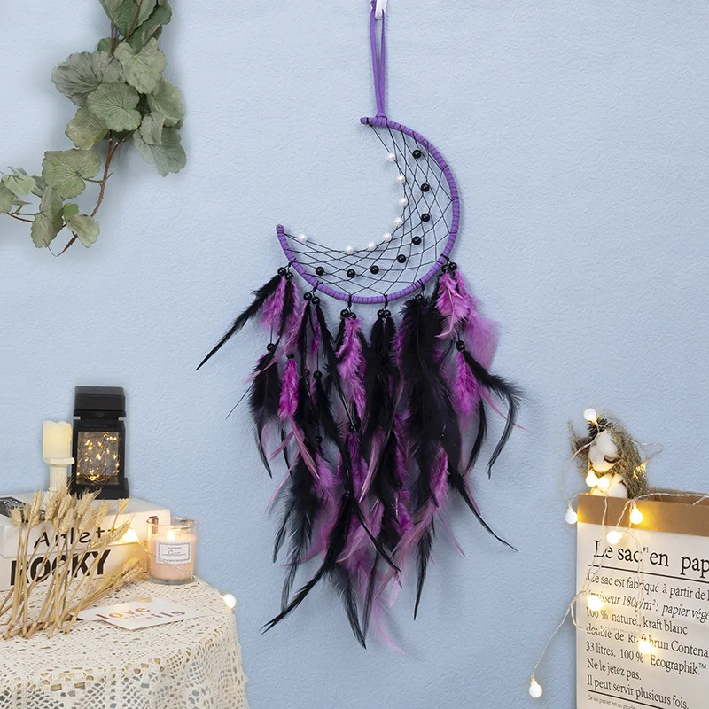 Handwoven Tapestry Bohemian Moon Dream Catcher Tapestry Living Room Bedroom European Decor Pendant Creative Home Gift
Handwoven Tapestry Bohemian Moon Dream Catcher Tapestry Living Room Bedroom European Decor Pendant Creative Home Gift