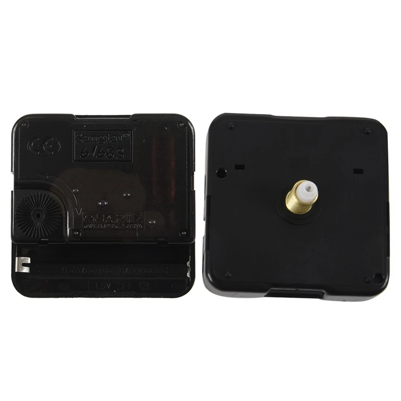 10X DIY High Torque Clock Mechanism, 3/ 10 Inch Maximum Dial Thickness, 4/ 5 Inch Total Shaft Length (Black) 
10X DIY High Torque Clock Mechanism, 3/ 10 Inch Maximum Dial Thickness, 4/ 5 Inch Total Shaft Length (Black)