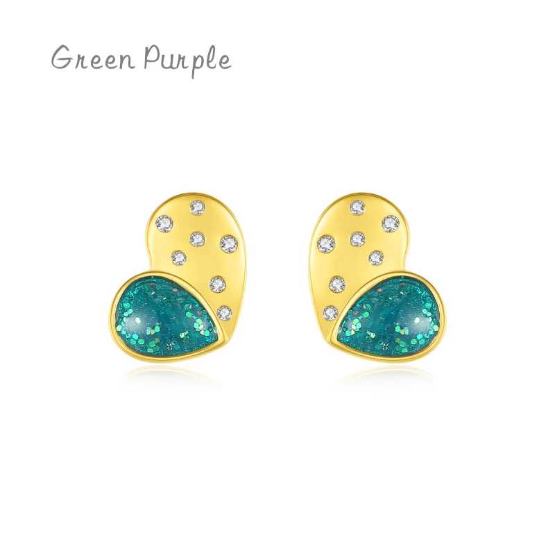 Green Purple s925 Sterling Silver Romantic Love Heart Stud Earrings For Women Clear CZ Piercing Earrings Enamel Fine Jewelry Set
Green Purple s925 Sterling Silver Romantic Love Heart Stud Earrings For Women Clear CZ Piercing Earrings Enamel Fine Jewelry Set