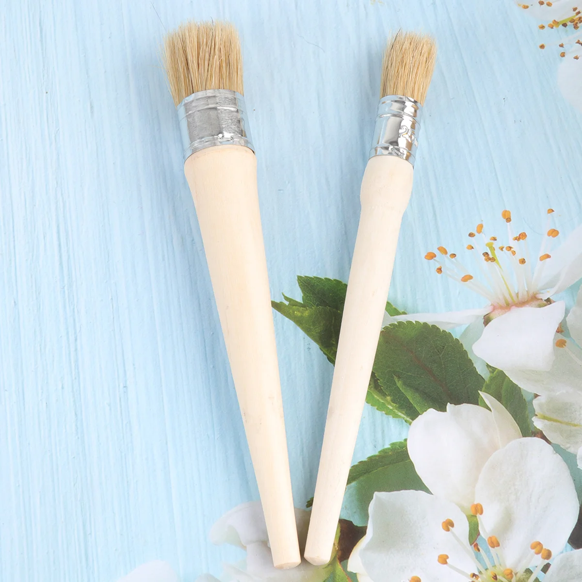 2pcs Wax Brush Natural Round Brush Long Handle Watercolor Oil Drawing Brush for Furniture Stencil Home Decor Wide
2pcs Wax Brush Natural Round Brush Long Handle Watercolor Oil Drawing Brush for Furniture Stencil Home Decor Wide