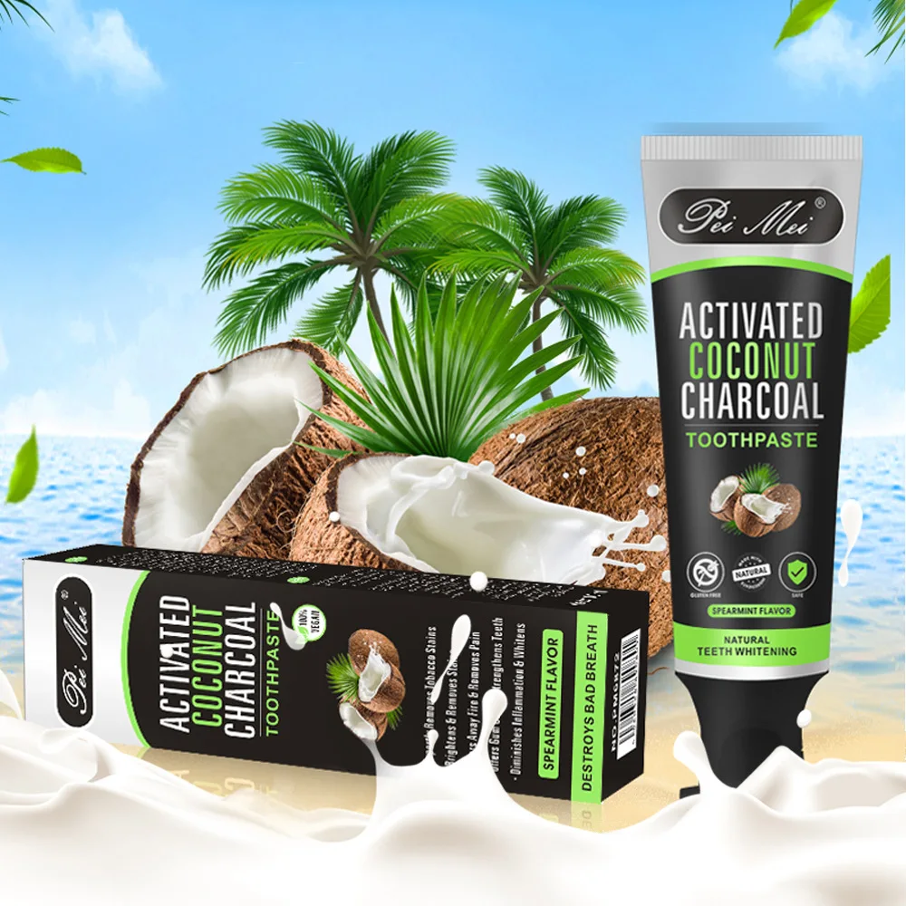 Peimei Coconut Toothpaste Tooth Cleaning Refreshing Tooth Stains 100g Coconut Flavor Toothpaste
Peimei Coconut Toothpaste Tooth Cleaning Refreshing Tooth Stains 100g Coconut Flavor Toothpaste