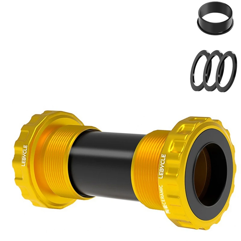 Lebycle Bike Bottom Bracket Set Sealed Bearing Thread Type 68 73Mm BSA68 BB91 Shell 24Mm MTB Road Bike Bottom Bracket
Lebycle Bike Bottom Bracket Set Sealed Bearing Thread Type 68 73Mm BSA68 BB91 Shell 24Mm MTB Road Bike Bottom Bracket