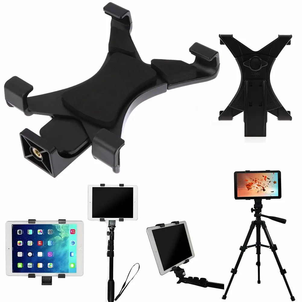 Universal Tripod Mounting Fixing Bracket 1/4 Inch Thread Adapter Suitable For 3~13 Inch Tablet Pc For Ipad
Universal Tripod Mounting Fixing Bracket 1/4 Inch Thread Adapter Suitable For 3~13 Inch Tablet Pc For Ipad
