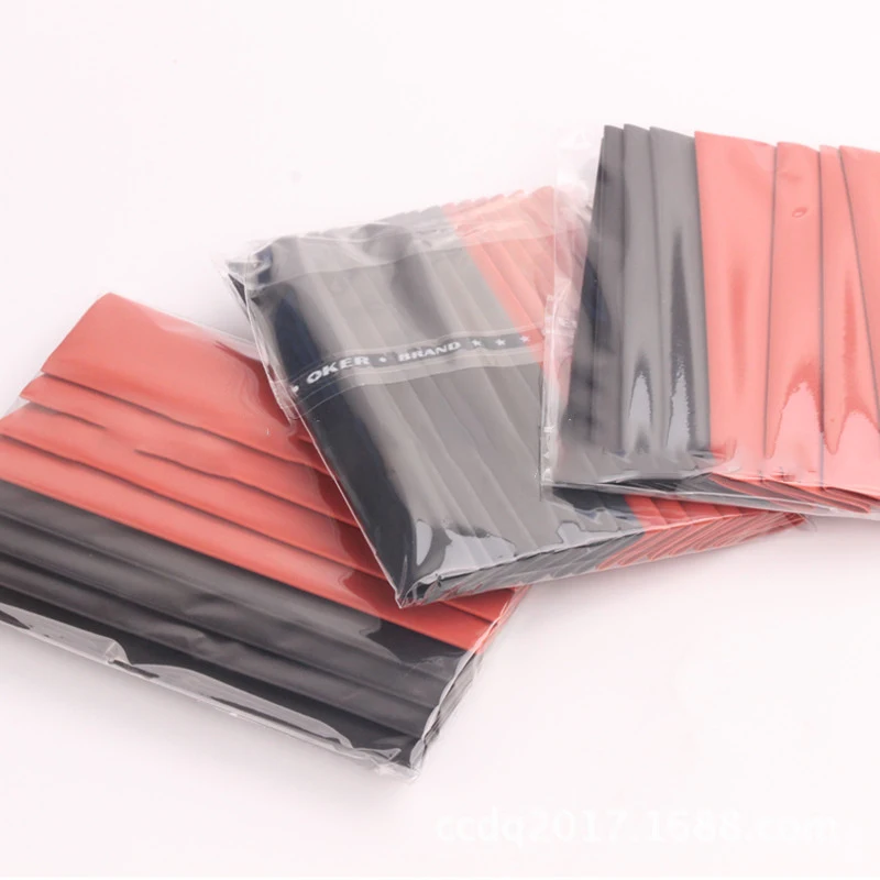127pc Heat Shrink Tube Insulation Shrinkable Sleeve Kit 2 :1 With Bag Black Red Polyolefin Replacment Tool Parts High Quality
127pc Heat Shrink Tube Insulation Shrinkable Sleeve Kit 2 :1 With Bag Black Red Polyolefin Replacment Tool Parts High Quality
