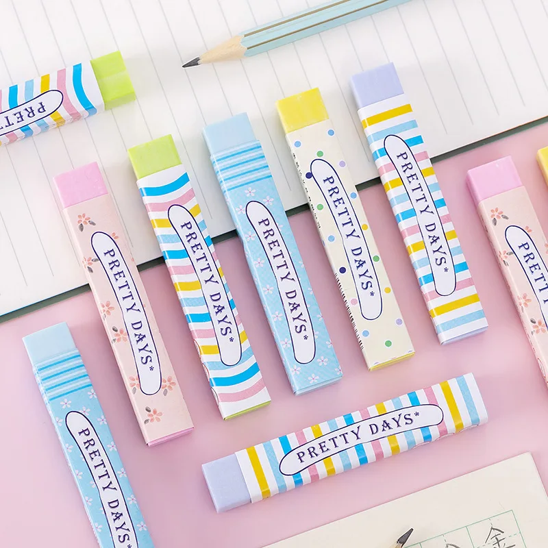 2 Pcs Eraser Candy Colored Office Pencil Eraser Student Stationery Gift Prize Pro-Environment Rubber Soft
2 Pcs Eraser Candy Colored Office Pencil Eraser Student Stationery Gift Prize Pro-Environment Rubber Soft