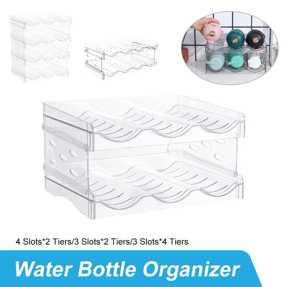 Water Bottle Organizer Stackable Bottle Storage Holder 2 Tier Wine Bottle Storage Rack Refrigerator Box Kitchen Organization
Water Bottle Organizer Stackable Bottle Storage Holder 2 Tier Wine Bottle Storage Rack Refrigerator Box Kitchen Organization