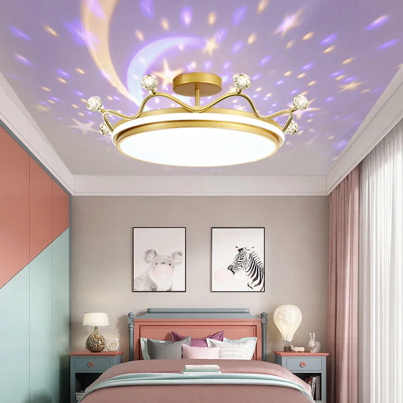 Crystal ceiling lamp in bedroom online celebrity Babylonia Crown projection lamp Children's Room light in the bedroom Princess R
Crystal ceiling lamp in bedroom online celebrity Babylonia Crown projection lamp Children's Room light in the bedroom Princess R