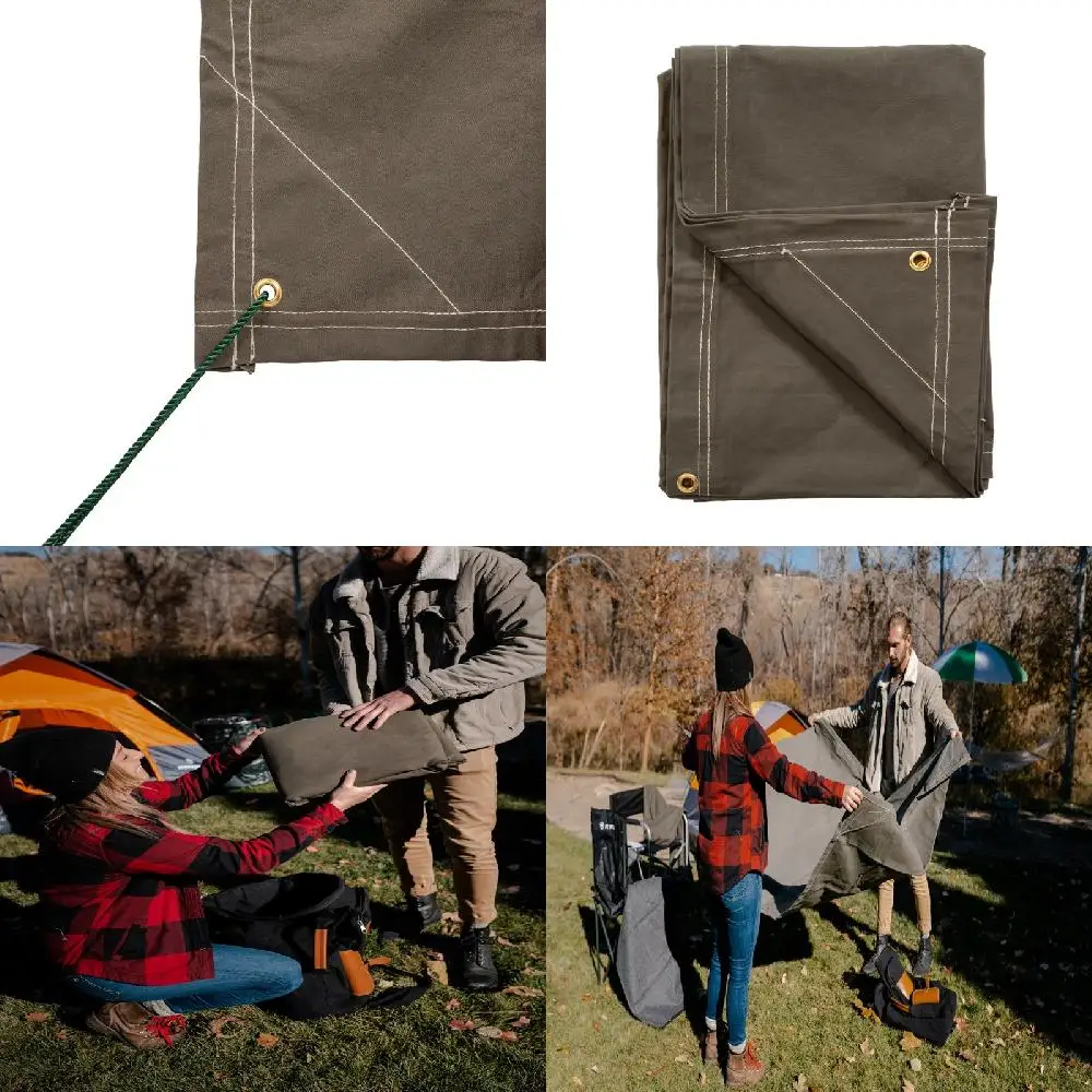 Durable, Heavy Duty Waterproof Blue 8' x 10' Tarp Cover - Perfect for Camping, Shelter & Outdoor Uses.
Durable, Heavy Duty Waterproof Blue 8' x 10' Tarp Cover - Perfect for Camping, Shelter & Outdoor Uses.