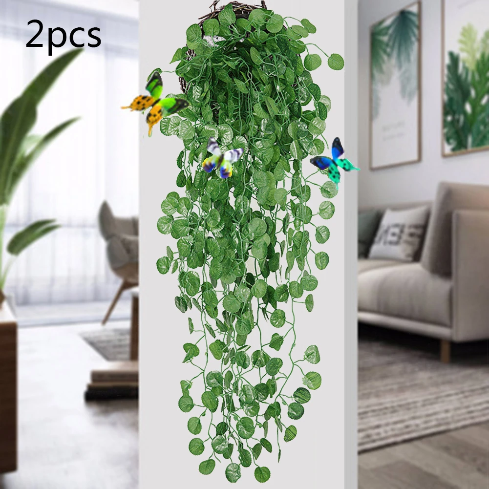 90cm Artificial Vine Plants Hanging Ivy Green Leaves Garland Radish Seaweed Grape Fake Flowers Home Garden Wall Party Decoration
90cm Artificial Vine Plants Hanging Ivy Green Leaves Garland Radish Seaweed Grape Fake Flowers Home Garden Wall Party Decoration