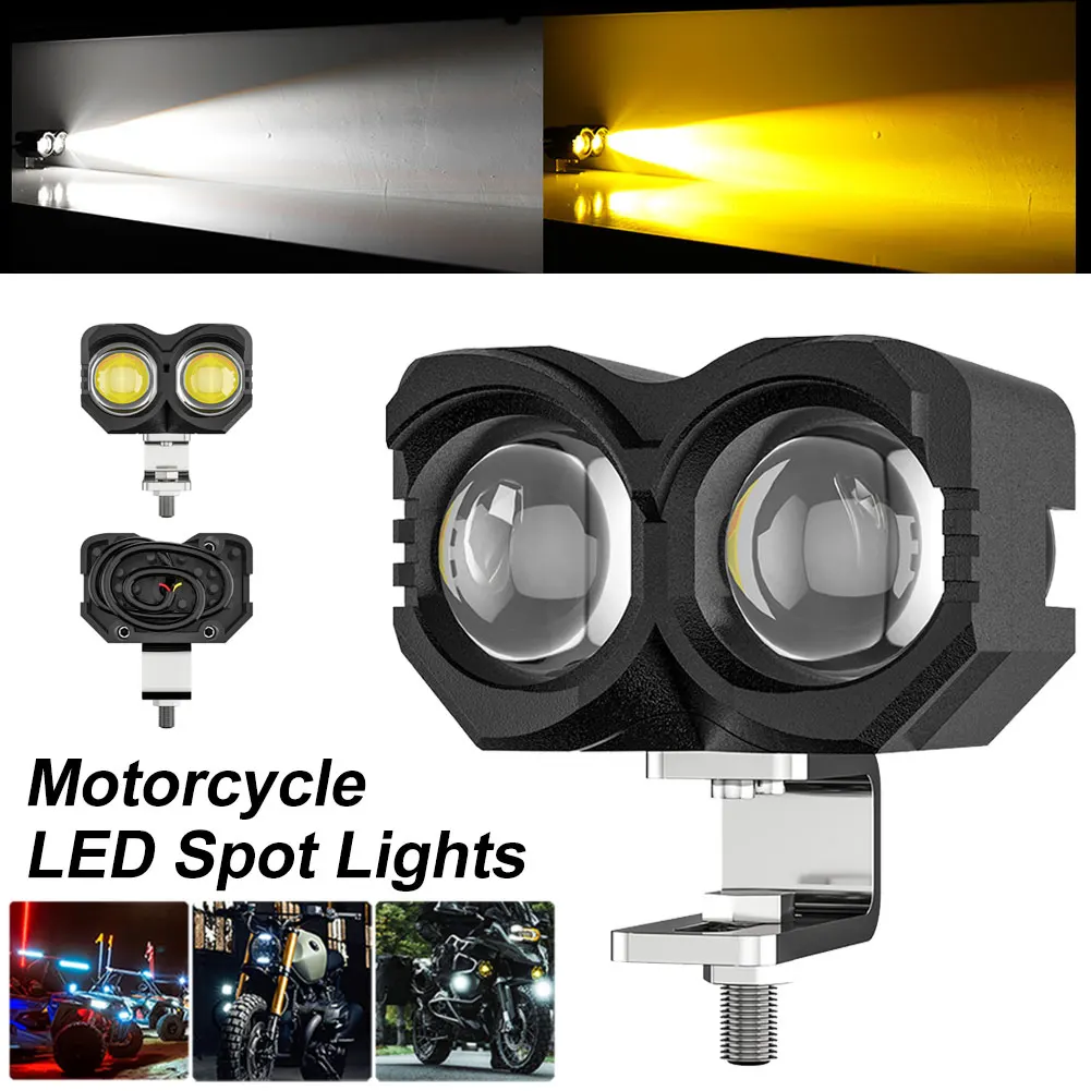 2pcs 12V Motorcycle LED Light Electric Vehicle Fog Headlight Car Waterproof Spotlight Auxiliary Super Bright Car Accessories
2pcs 12V Motorcycle LED Light Electric Vehicle Fog Headlight Car Waterproof Spotlight Auxiliary Super Bright Car Accessories