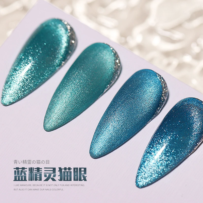 8ml Sea Blue Elf Cat Magnetic Gel Nails Polish Long Lasting UV LED Semi Permanent Soak Off UV Gel Varnish for Manicure Lacquer
8ml Sea Blue Elf Cat Magnetic Gel Nails Polish Long Lasting UV LED Semi Permanent Soak Off UV Gel Varnish for Manicure Lacquer