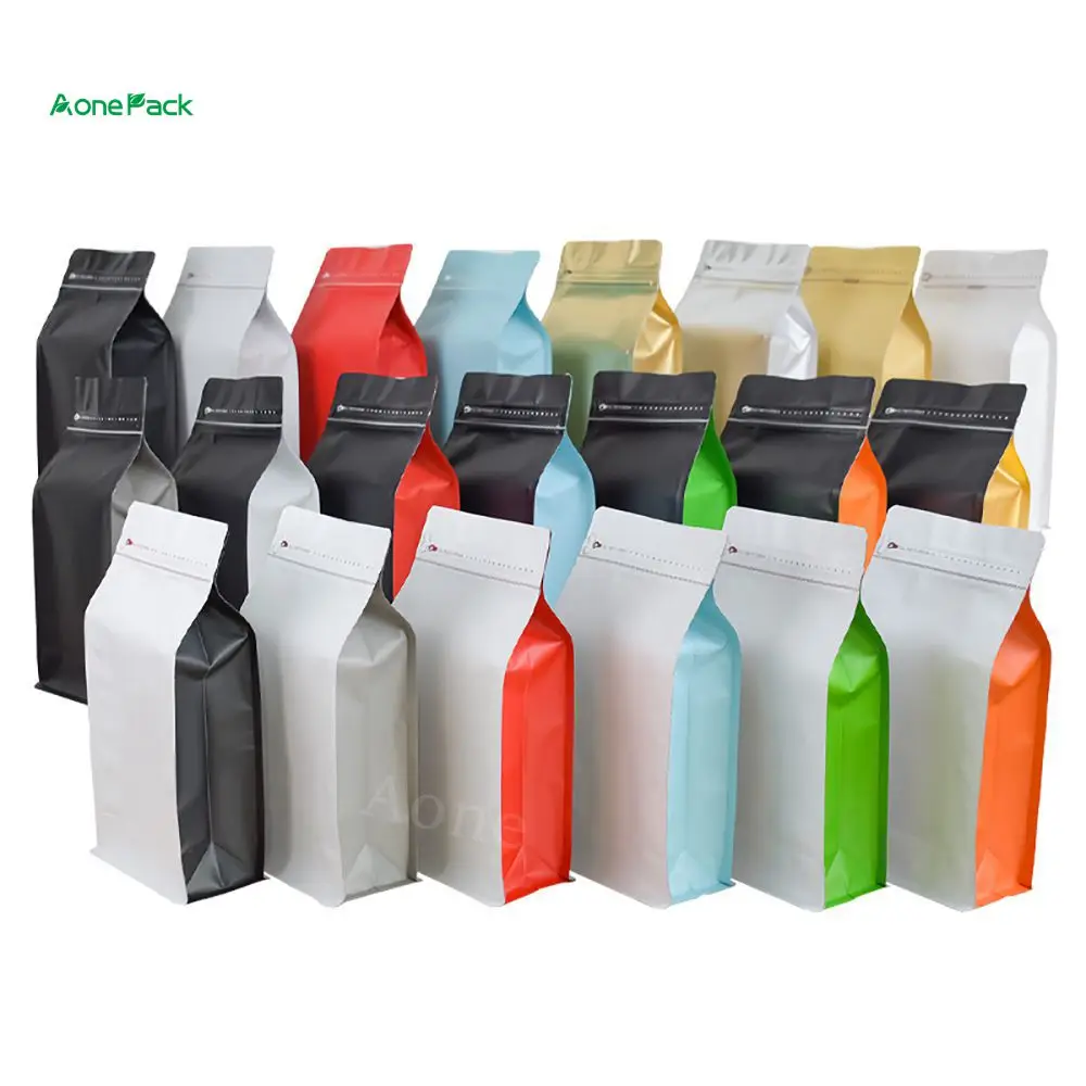 100PCS Food Grade Plastic Foil Packaging Pouches 100g 250g 500g Side Gusset Coffee Bag With Valve Multicolor Flat Bottom Bags
100PCS Food Grade Plastic Foil Packaging Pouches 100g 250g 500g Side Gusset Coffee Bag With Valve Multicolor Flat Bottom Bags