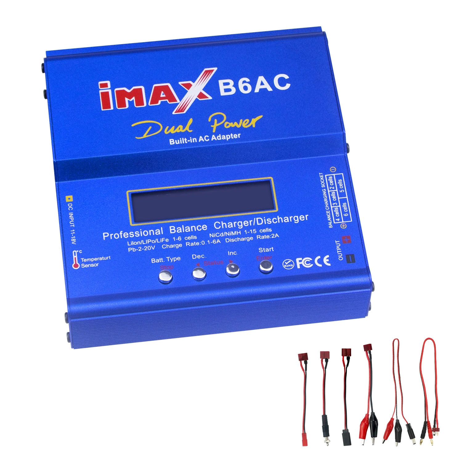 Melasta 1-15S NI-MH NI-CD 1-6S Lipo Battery RC Charger Portable Smart Balance Charger Discharger for RC Drone Quadcopter Toys
Melasta 1-15S NI-MH NI-CD 1-6S Lipo Battery RC Charger Portable Smart Balance Charger Discharger for RC Drone Quadcopter Toys