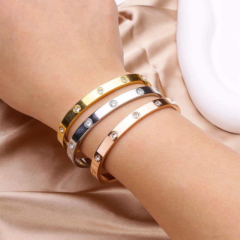 Roman Fine Bracelet Jewelry for Women Stainless Steel Waterproof 18k Gold Bangles Charms for Man Accessories Making
Roman Fine Bracelet Jewelry for Women Stainless Steel Waterproof 18k Gold Bangles Charms for Man Accessories Making