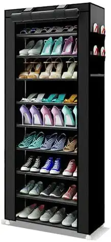 Modern and Contemporary 10 Tier , Shoe Storage Cabinet with Dustproof Cover, Free Standing Shoe Storage Organizer for Closet, En
Modern and Contemporary 10 Tier , Shoe Storage Cabinet with Dustproof Cover, Free Standing Shoe Storage Organizer for Closet, En