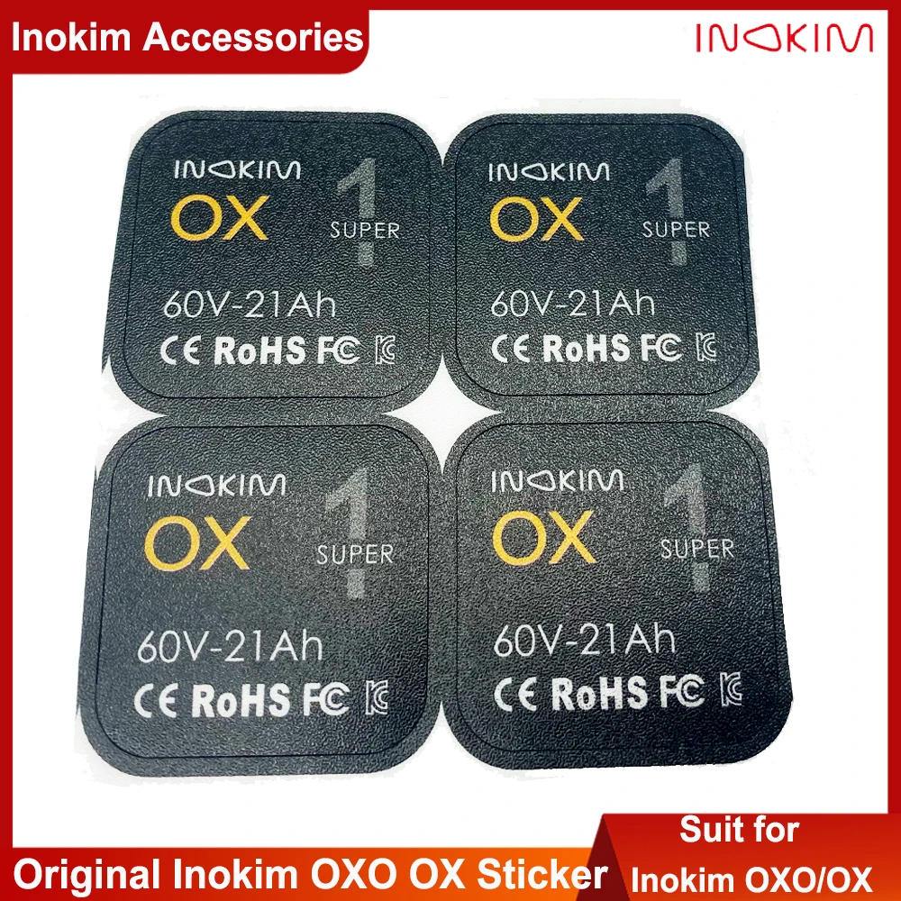 Original Inokim OXO OX Type Label Sticker for OXO OX SUPER HERO ECO Electric Scooter Official Inokim Accessories
Original Inokim OXO OX Type Label Sticker for OXO OX SUPER HERO ECO Electric Scooter Official Inokim Accessories