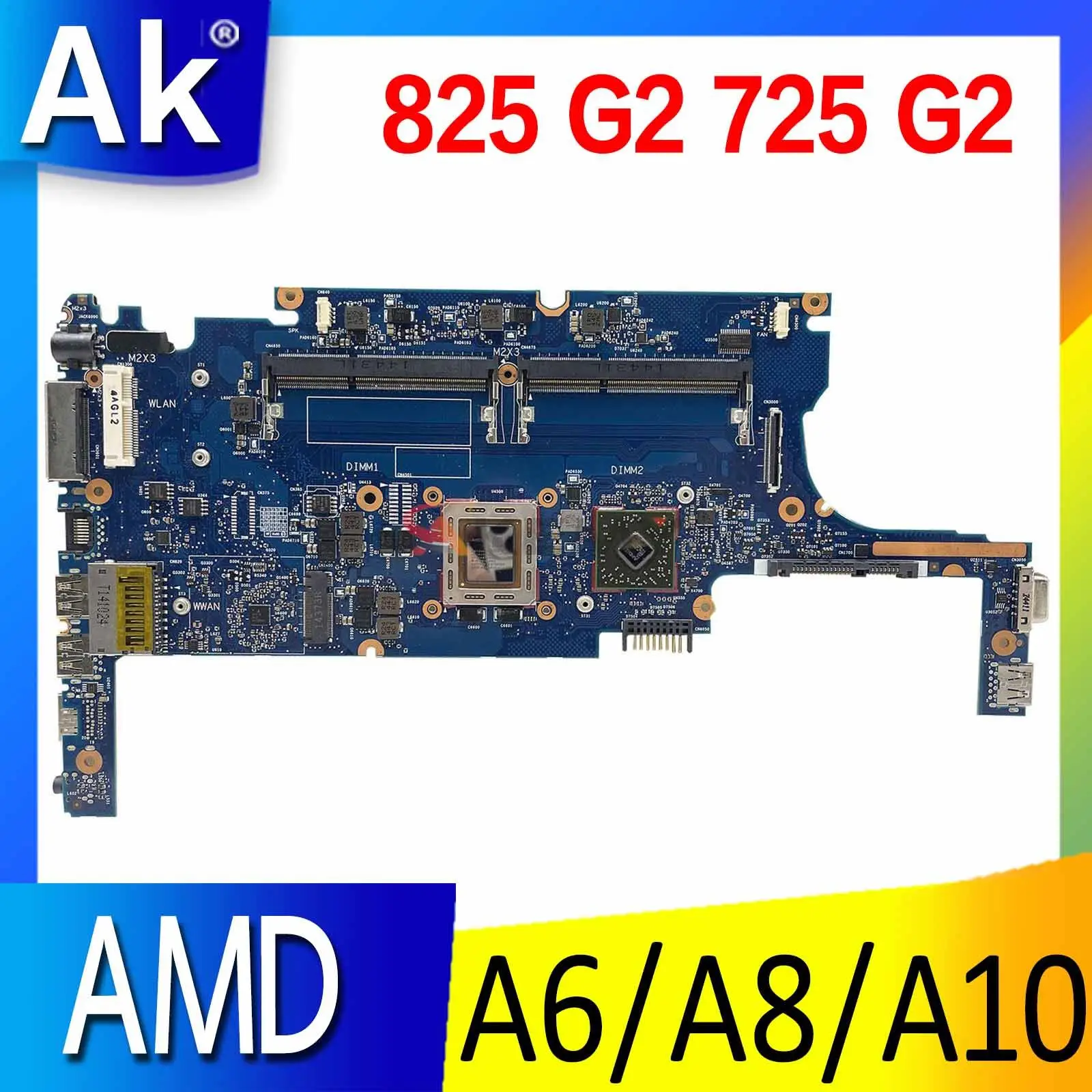 Материнская плата для ноутбука HP Elitebook 825 G2 725 G2 материнская плата с A6 A8 A10 AMD CPU 6050A2631301 материнская плата
Материнская плата для ноутбука HP Elitebook 825 G2 725 G2 материнская плата с A6 A8 A10 AMD CPU 6050A2631301 материнская плата