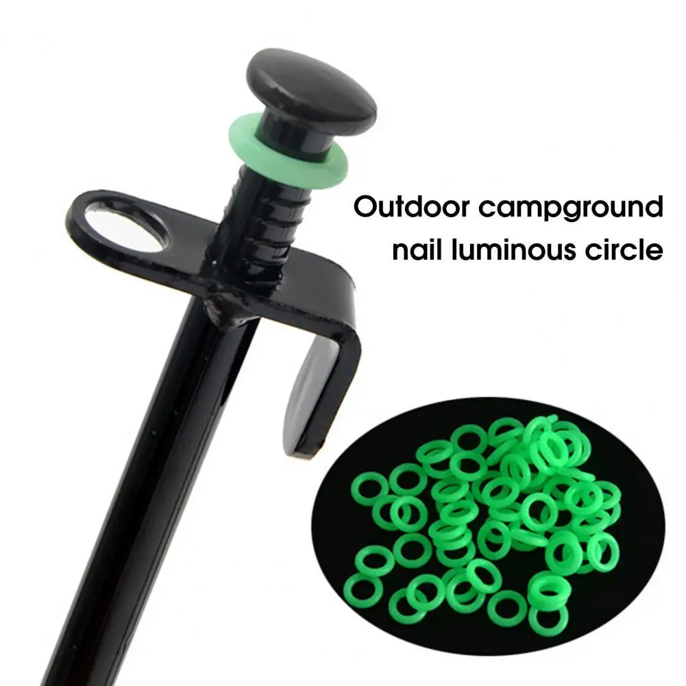 50Pcs Tent Stakes Rings Elastic Fluorescent O-ring Ground Pegs Rings Glow In the Dark Fishing Warning Rings Tent Accessories
50Pcs Tent Stakes Rings Elastic Fluorescent O-ring Ground Pegs Rings Glow In the Dark Fishing Warning Rings Tent Accessories