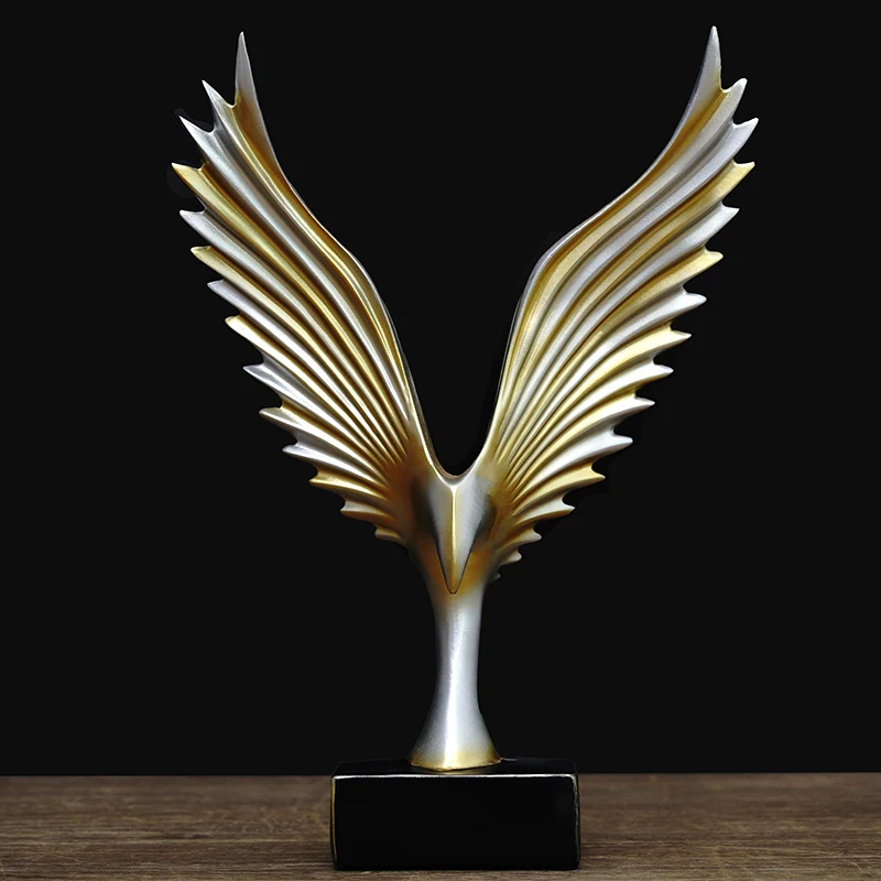 Creative Resin Wing Model Home Decorative Modern Abstract Sculpture Eagle Statues For Decoration Office Desk Industrial Decor
Creative Resin Wing Model Home Decorative Modern Abstract Sculpture Eagle Statues For Decoration Office Desk Industrial Decor