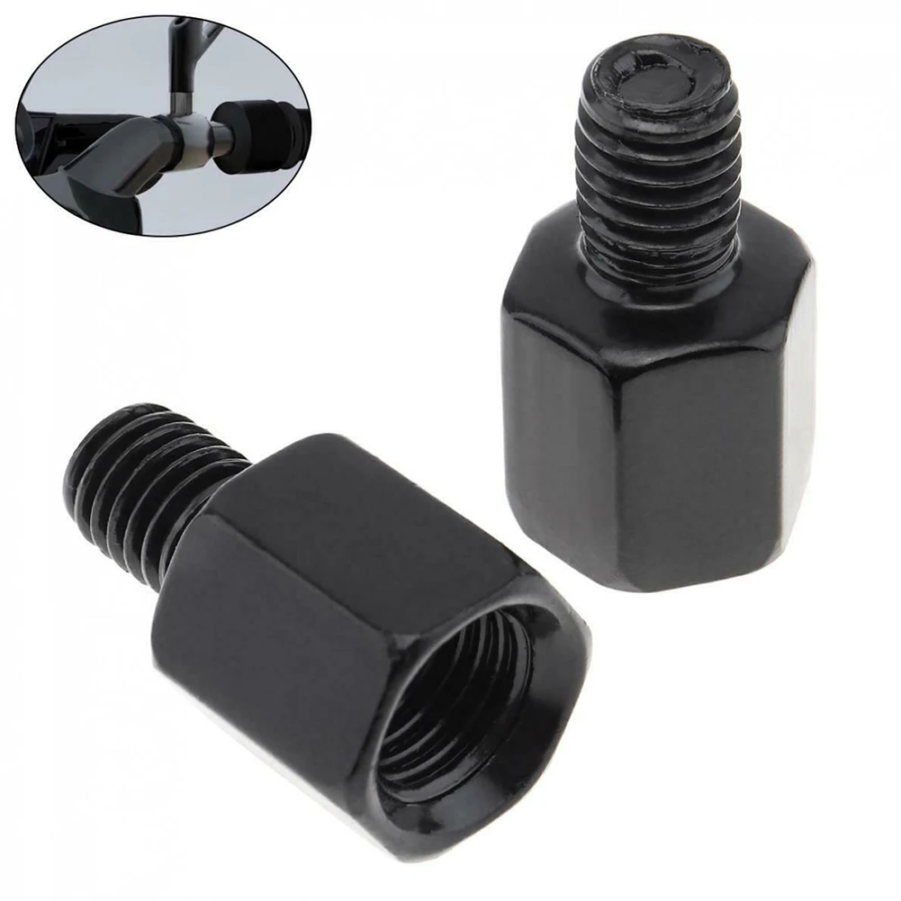 Pair Black Motorcycle Mirror Adapters 8MM-10MM Rearview Mirrors Conversion Bolt Clockwise Anti-clock Right Left Thread
Pair Black Motorcycle Mirror Adapters 8MM-10MM Rearview Mirrors Conversion Bolt Clockwise Anti-clock Right Left Thread