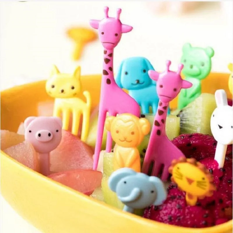 Mini Kids Animal Farm Fruit Fork Cartoon Snack Cake Dessert Food Fruit Toothpick Lunch Party Decoration Random Color
Mini Kids Animal Farm Fruit Fork Cartoon Snack Cake Dessert Food Fruit Toothpick Lunch Party Decoration Random Color