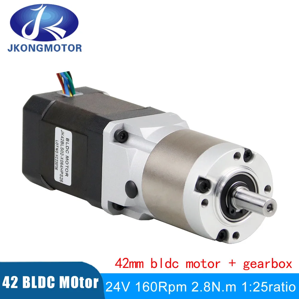 Jkongmotor 42BLS02 с планетарным редуктором соотношение 16/20/25/28/35/40/45/50/70, редукторный Бесщеточный BLDC мотор для 3D-принтера, дизайн «сделай сам»
Jkongmotor 42BLS02 с планетарным редуктором соотношение 16/20/25/28/35/40/45/50/70, редукторный Бесщеточный BLDC мотор для 3D-принтера, дизайн «сделай сам»