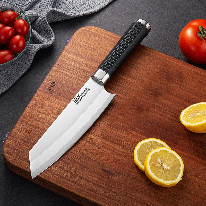 Stainless Steel Bone Chopping Knife Ergonomic Design Handle Kitchen Knife Sharp Slicing Chef Knife Ribs Poultry Meat Cleaver
Stainless Steel Bone Chopping Knife Ergonomic Design Handle Kitchen Knife Sharp Slicing Chef Knife Ribs Poultry Meat Cleaver