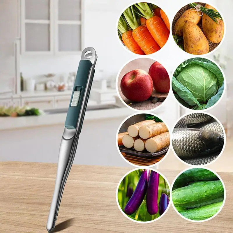 

Cooking Tongs Stainless Steel BBQ Grilling Tong Multifunctional Steak Tongs Non-Stick Barbecue Clip Clamp For Cooking Baking