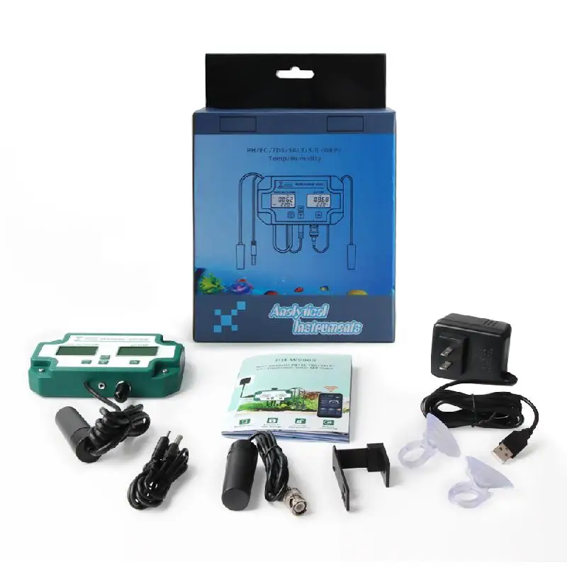 PH TDS EC Salt Temp Meter Multifunctional High Precision Digital Water Quality Tester For Aquarium Swimming Pool Drinking Water
PH TDS EC Salt Temp Meter Multifunctional High Precision Digital Water Quality Tester For Aquarium Swimming Pool Drinking Water