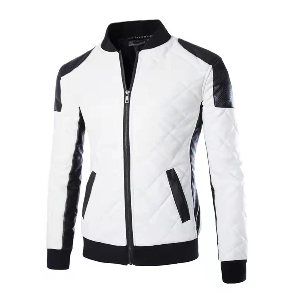 PU Leather Coats Motorcycle Jacket Men Slim Patchwork Zipper Windproof Stand Coolr Jacket Overwear Chaquetas Hombre
PU Leather Coats Motorcycle Jacket Men Slim Patchwork Zipper Windproof Stand Coolr Jacket Overwear Chaquetas Hombre