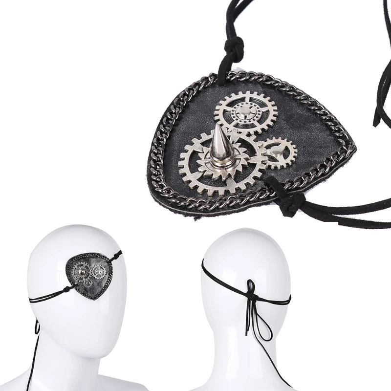 Steampunk Eye Patch Soft Clock Single Eye Mask Novelty Eye Prop Halloween Cosplay Party Costume Eye Accessories
Steampunk Eye Patch Soft Clock Single Eye Mask Novelty Eye Prop Halloween Cosplay Party Costume Eye Accessories
