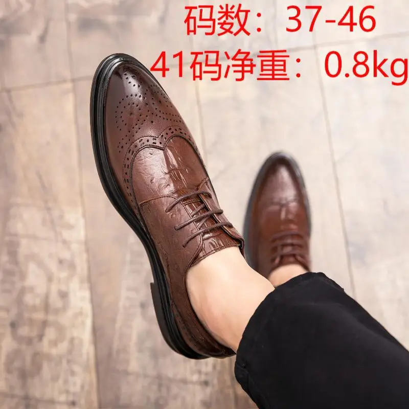 Men's Shoes 2023 New Summer Casual Leather Shoes Men's Business Formal British Style Soft Bottom Derby Black Tide Shoes
Men's Shoes 2023 New Summer Casual Leather Shoes Men's Business Formal British Style Soft Bottom Derby Black Tide Shoes