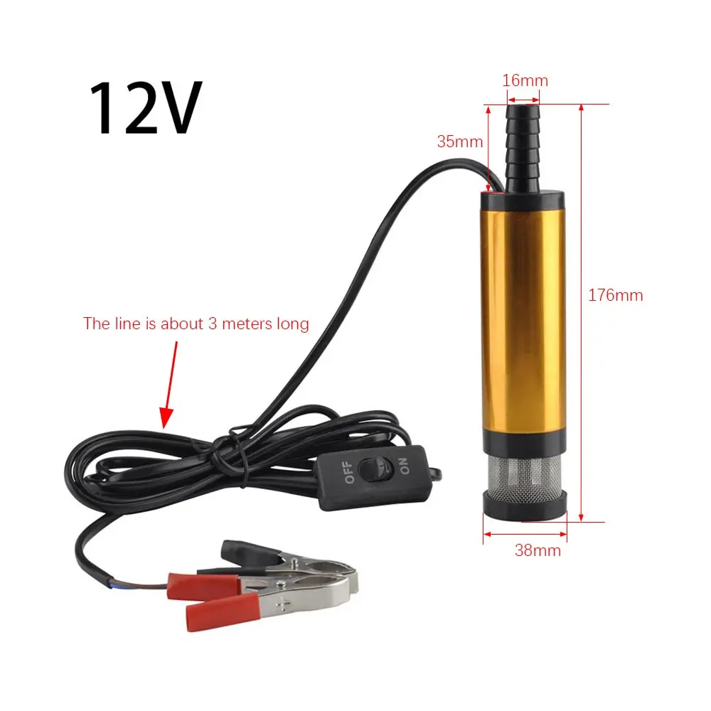 12 В DC дизельный водяной погружной переводной насос из алюминиевого сплава автомобильный жидкий Электрический масляный насос для кемпинга ...
12 В DC дизельный водяной погружной переводной насос из алюминиевого сплава автомобильный жидкий Электрический масляный насос для кемпинга ...