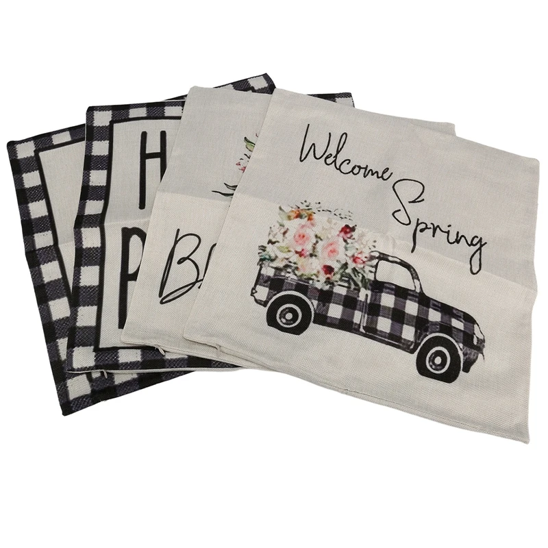 Весенние наволочки 18x18 набор из 4 наволочек для подушек в фермерском стиле весенние украшения уличные декоративные подушки для дома
Весенние наволочки 18x18 набор из 4 наволочек для подушек в фермерском стиле весенние украшения уличные декоративные подушки для дома