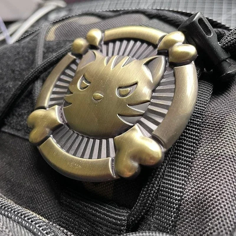 Metal Emblem Tactical Accessory Skull Cat Morale Badge Cartoon Animal Hook&loop Patches Outdoor Backpack Decoration Sticker
Metal Emblem Tactical Accessory Skull Cat Morale Badge Cartoon Animal Hook&loop Patches Outdoor Backpack Decoration Sticker