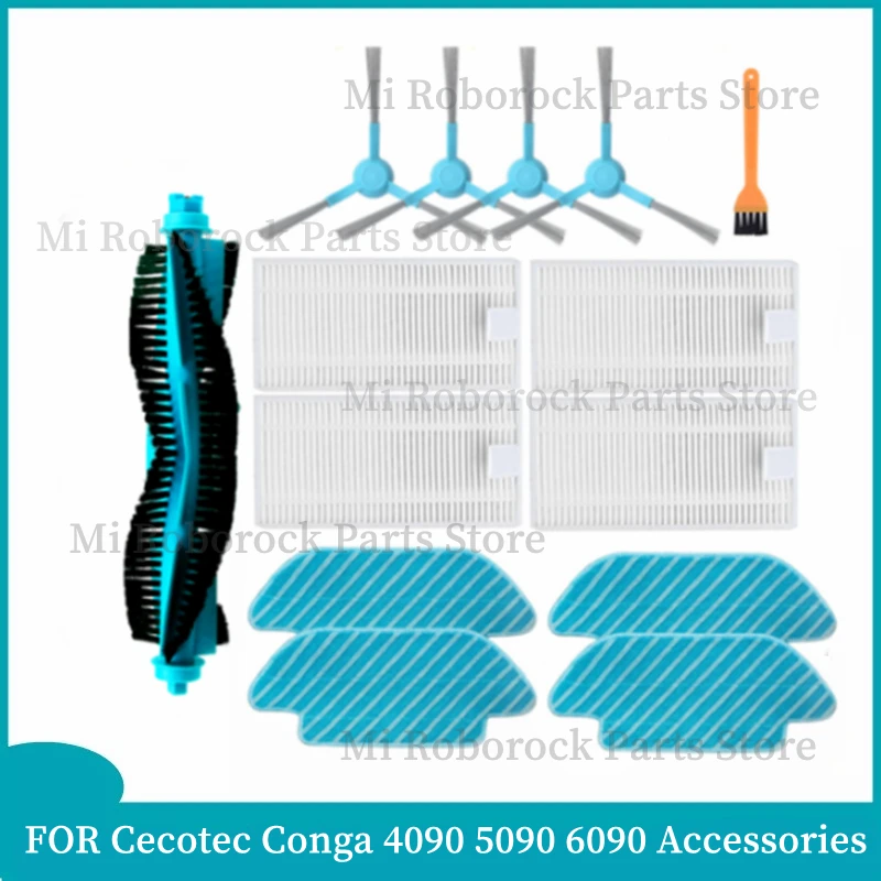 Сменные детали для Cecotec Conga 4090 5090, боковая щетка, Швабра, ткань, вращающаяся щетка, фильтр, аксессуары для пылесоса Hepa
Сменные детали для Cecotec Conga 4090 5090, боковая щетка, Швабра, ткань, вращающаяся щетка, фильтр, аксессуары для пылесоса Hepa