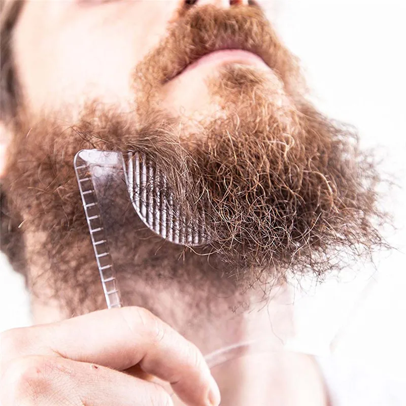 1pc Men Beard Shaping Styling Template Comb Transparent Men's Beards Combs Beauty Tools for Hair Beard Trim Templates Hairstyles
1pc Men Beard Shaping Styling Template Comb Transparent Men's Beards Combs Beauty Tools for Hair Beard Trim Templates Hairstyles