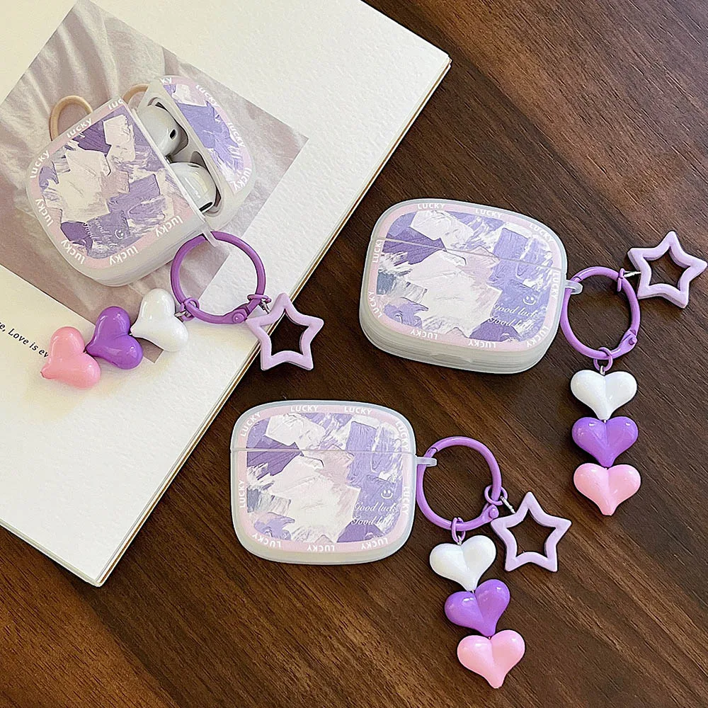 Vintage Graffiti Colorful Paint Headphones Case For Airpods 2 Pro 3rd Earphone Protective Cover Star Love Keyring For Airpod 3
Vintage Graffiti Colorful Paint Headphones Case For Airpods 2 Pro 3rd Earphone Protective Cover Star Love Keyring For Airpod 3